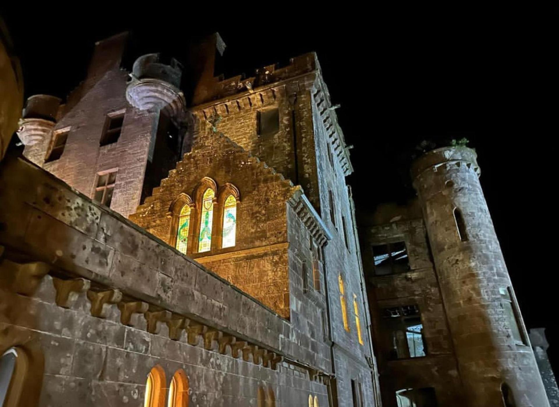 Luxury Woodland Lodge Retreat At Culdees Castle كريف المظهر الخارجي الصورة